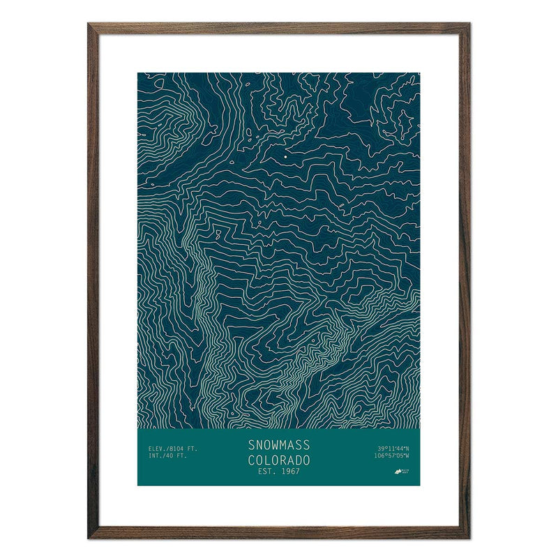 Snowmass, Colorado - Muir Way - TOPO Series