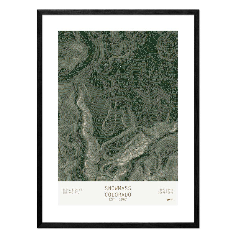 Snowmass, Colorado - Muir Way - TOPO Series