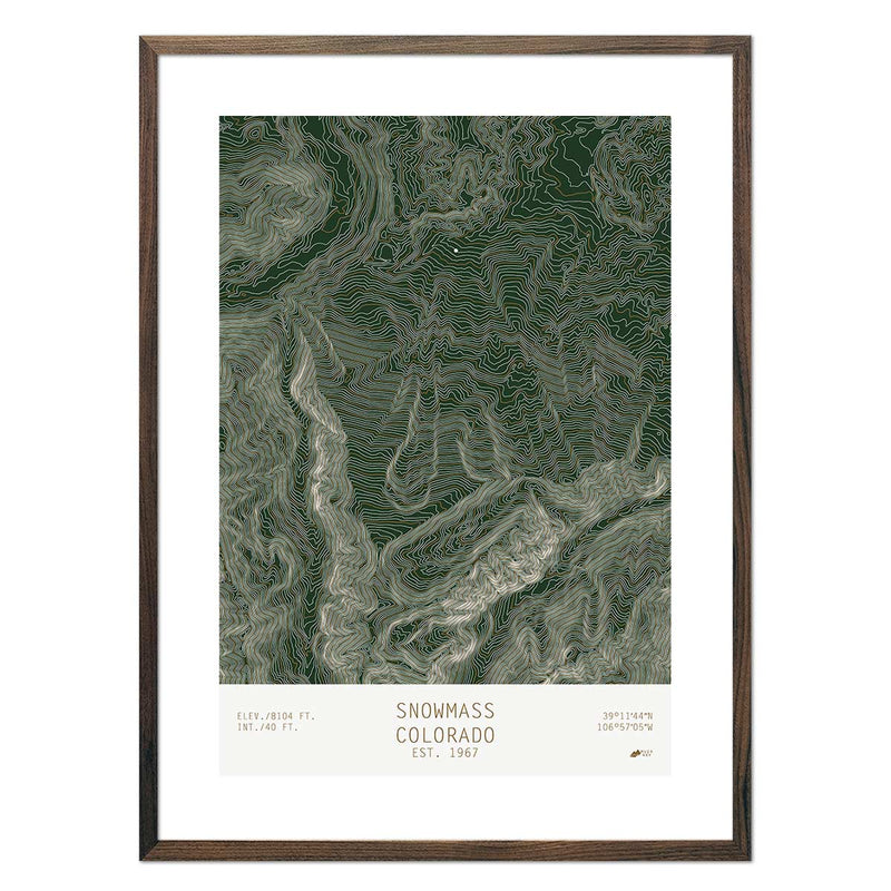 Snowmass, Colorado - Muir Way - TOPO Series