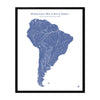 South America Hydrology Map
