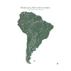 South America Rivers Map