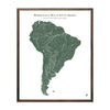 South America Rivers Map