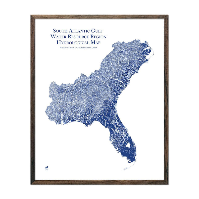 South Atlantic - Gulf Regional Hydrological Map - Muir Way - Hydrology