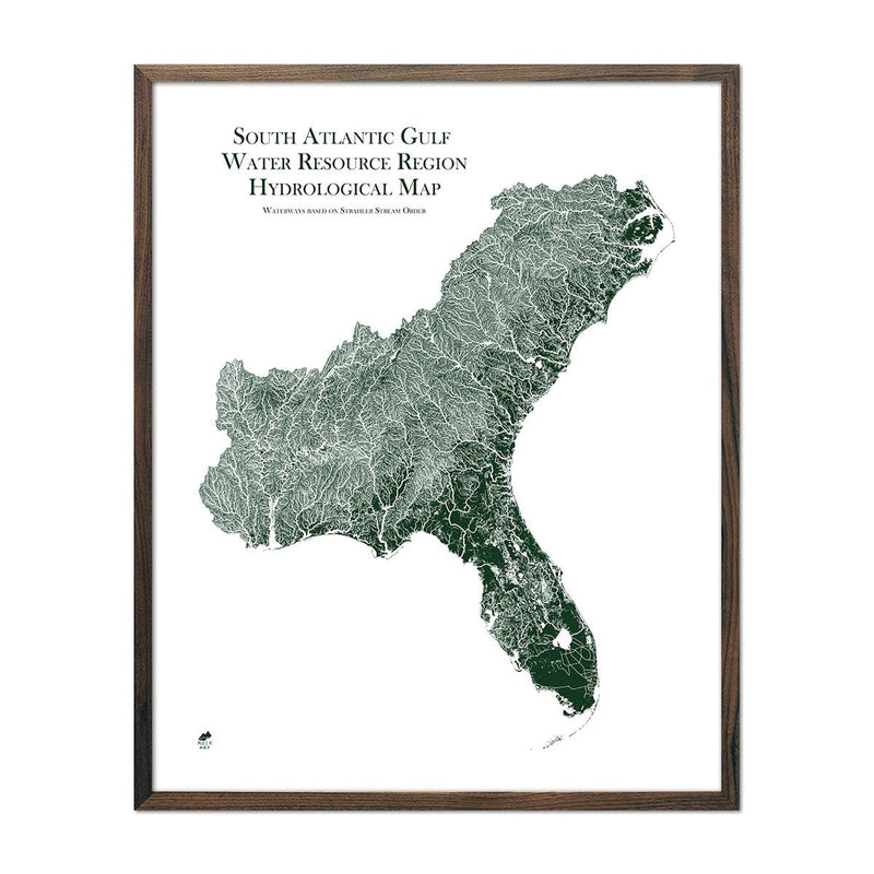 South Atlantic - Gulf Regional Hydrological Map - Muir Way - Hydrology