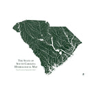 South Carolina Rivers Map