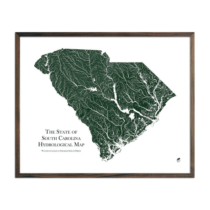 South Carolina Hydrological Map - Muir Way - Hydrology