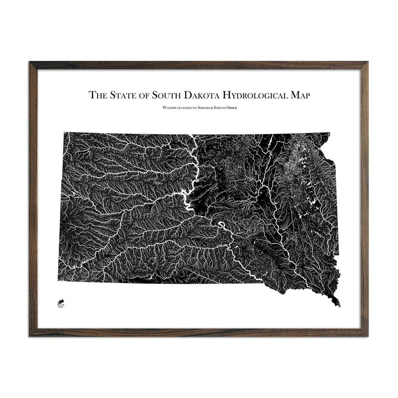 South Dakota Hydrological Map - Muir Way - Hydrology