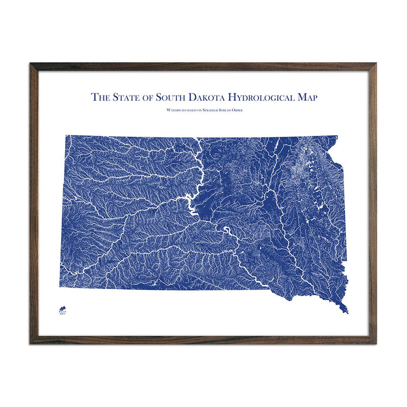 South Dakota Hydrological Map - Muir Way - Hydrology