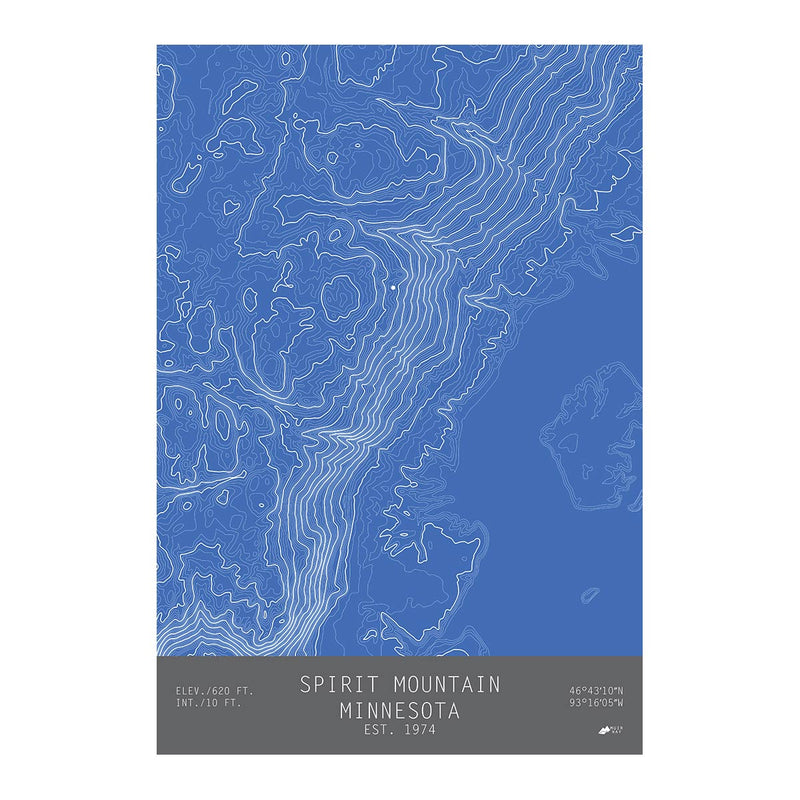 Spirit Mountain, Minnesota - Muir Way - TOPO Series