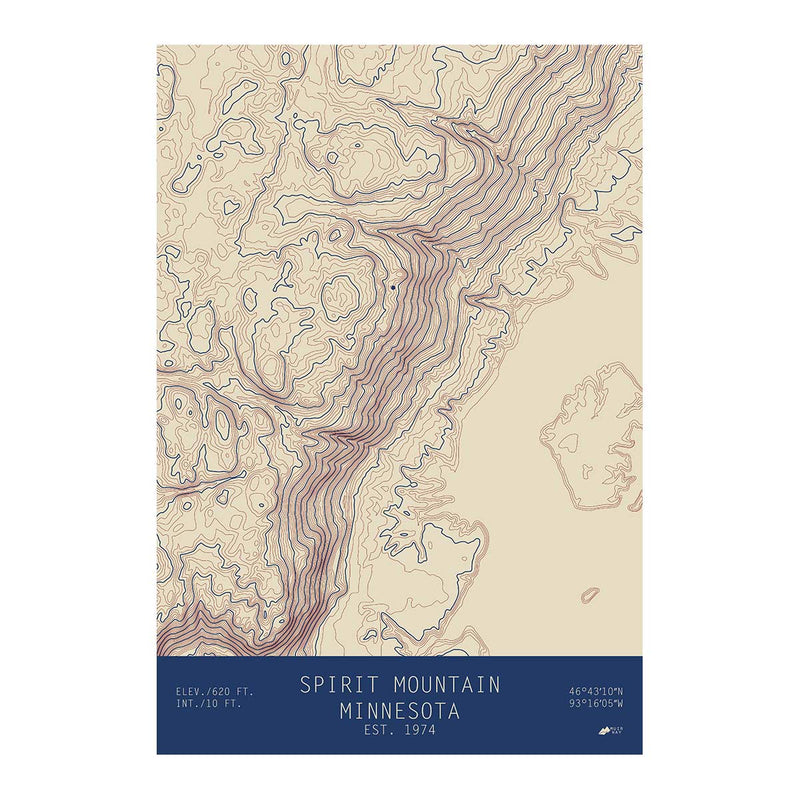 Spirit Mountain, Minnesota - Muir Way - TOPO Series