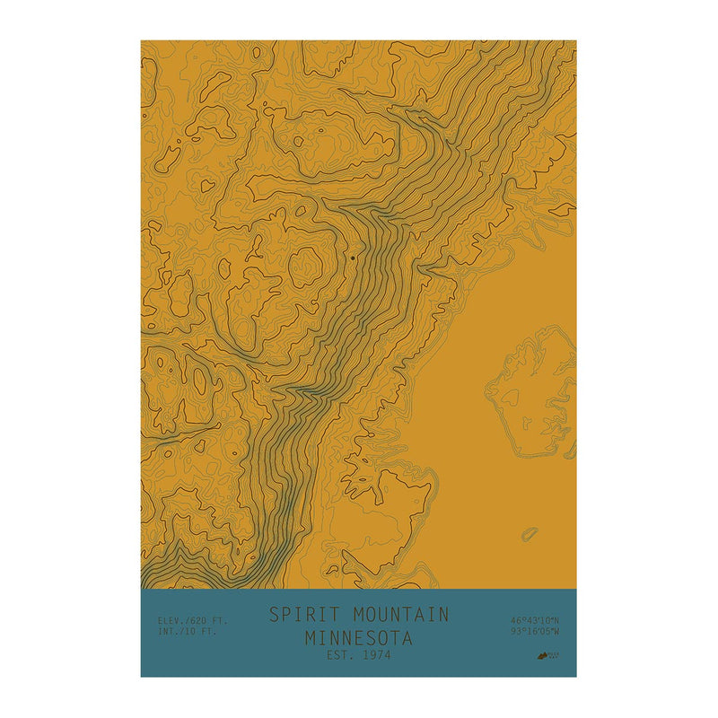 Spirit Mountain, Minnesota - Muir Way - TOPO Series