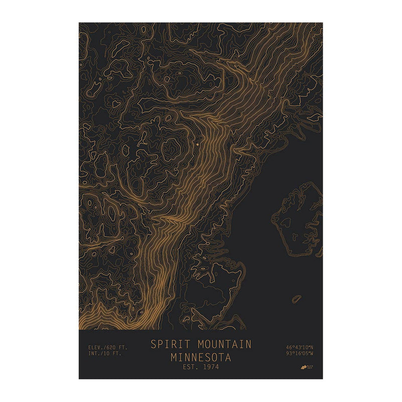 Spirit Mountain, Minnesota - Muir Way - TOPO Series