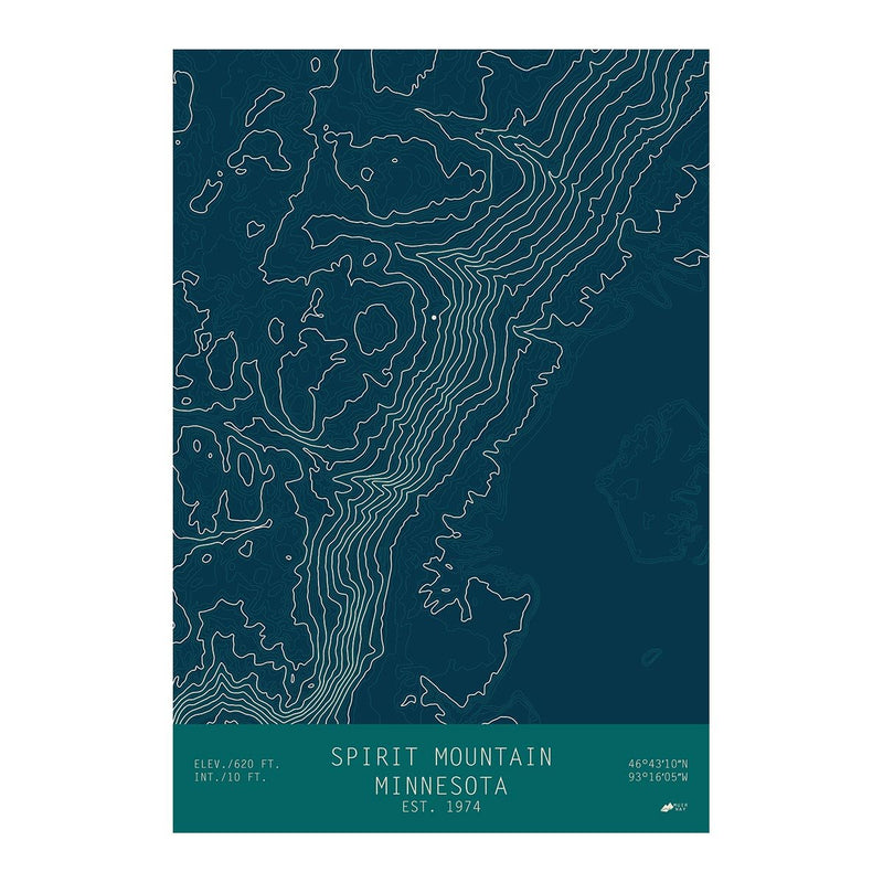 Spirit Mountain, Minnesota - Muir Way - TOPO Series