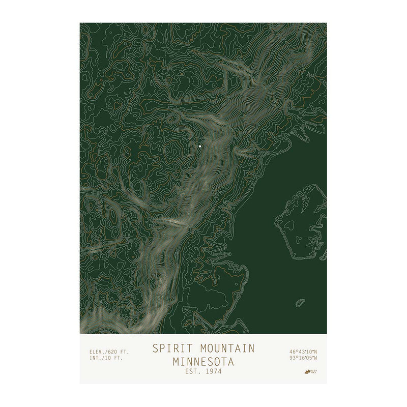 Spirit Mountain, Minnesota - Muir Way - TOPO Series