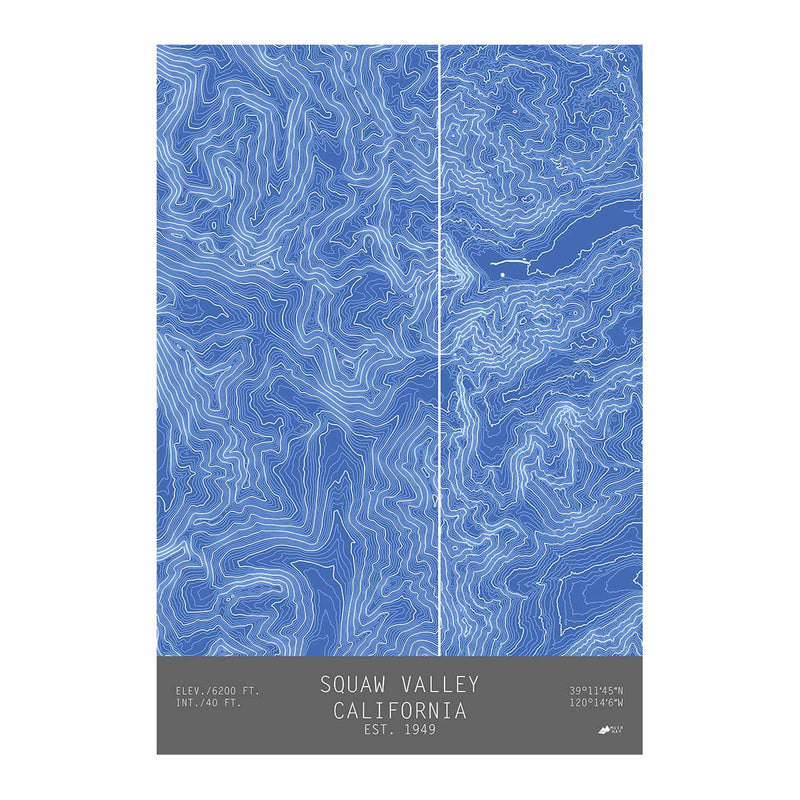 Squaw Valley, California - Muir Way - TOPO Series