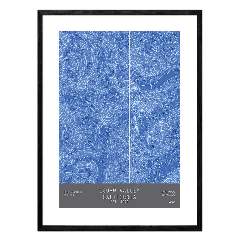 Squaw Valley, California - Muir Way - TOPO Series