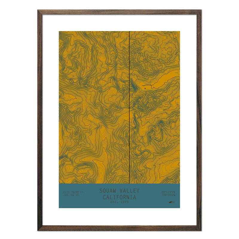 Squaw Valley, California - Muir Way - TOPO Series