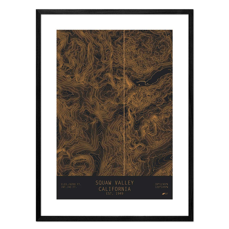 Squaw Valley, California - Muir Way - TOPO Series