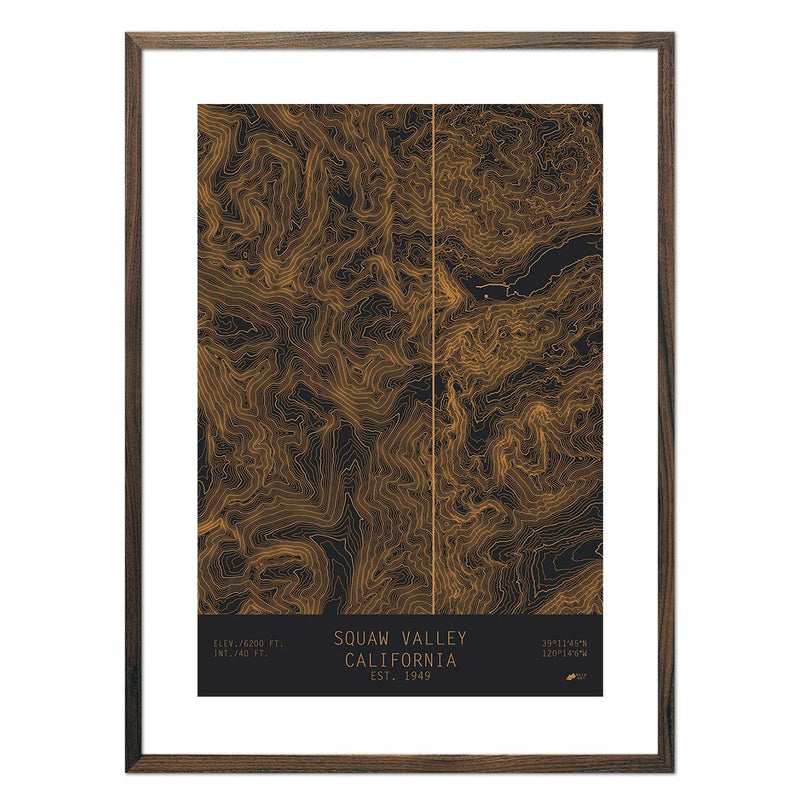 Squaw Valley, California - Muir Way - TOPO Series