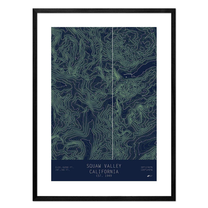 Squaw Valley, California - Muir Way - TOPO Series