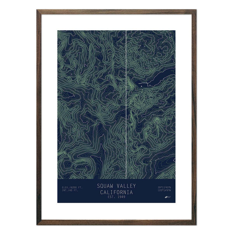 Squaw Valley, California - Muir Way - TOPO Series