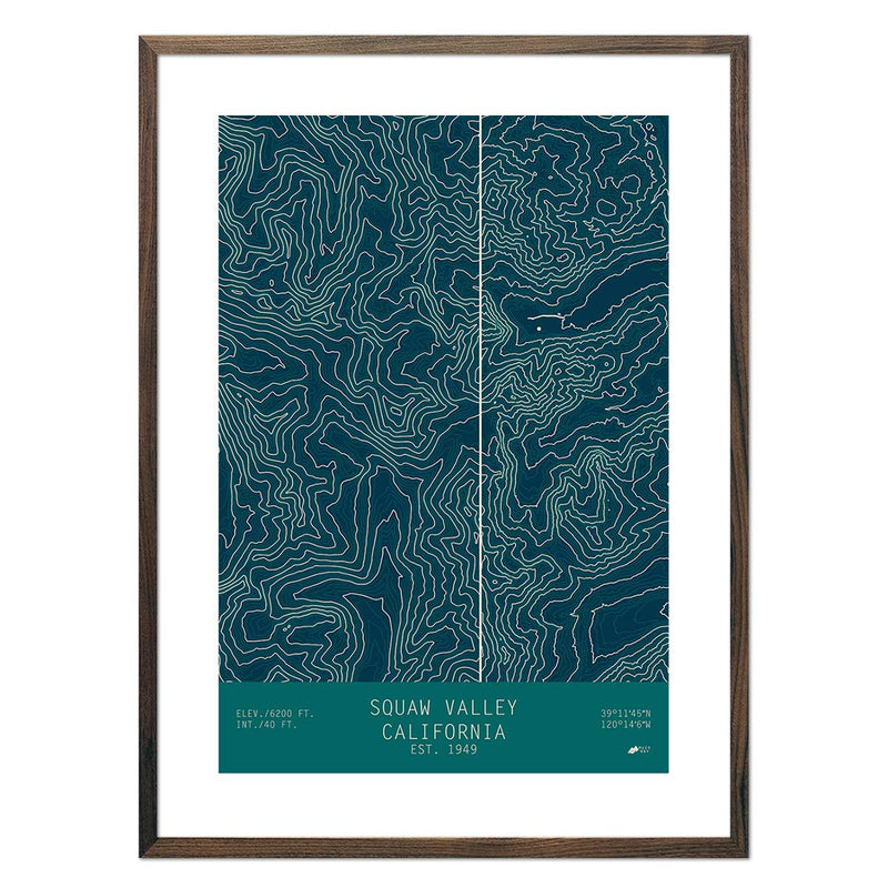 Squaw Valley, California - Muir Way - TOPO Series