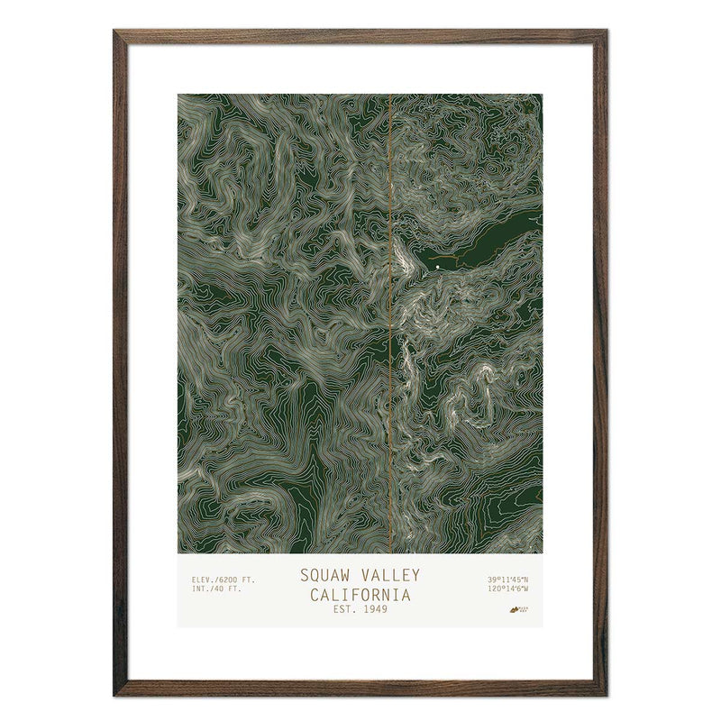 Squaw Valley, California - Muir Way - TOPO Series