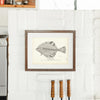Starry Flounder Art Print