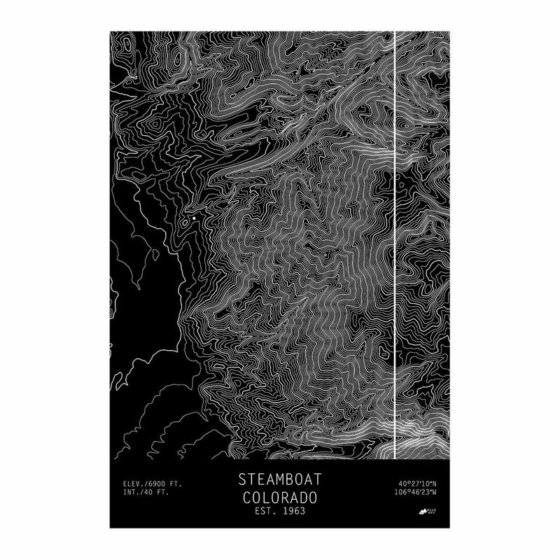 Steamboat, Colorado - Muir Way - TOPO Series