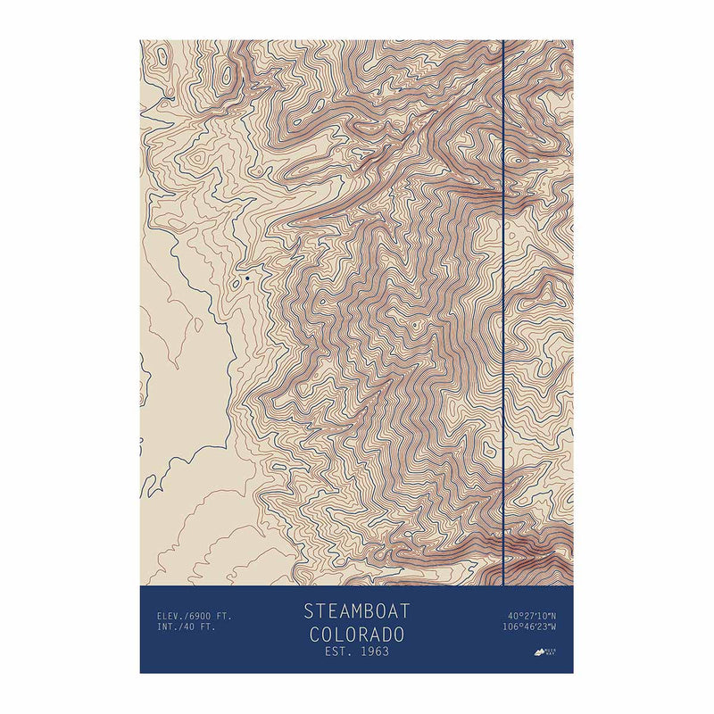 Steamboat, Colorado - Muir Way - TOPO Series