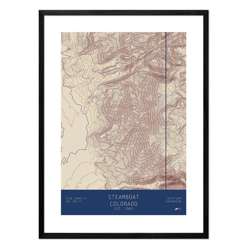 Steamboat, Colorado - Muir Way - TOPO Series