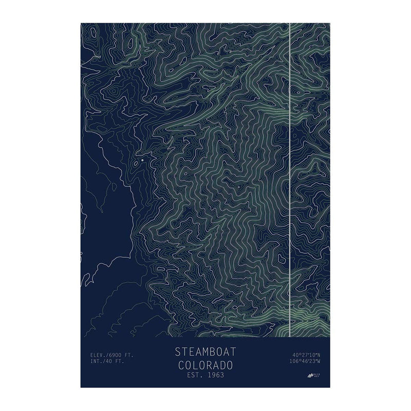 Steamboat, Colorado - Muir Way - TOPO Series