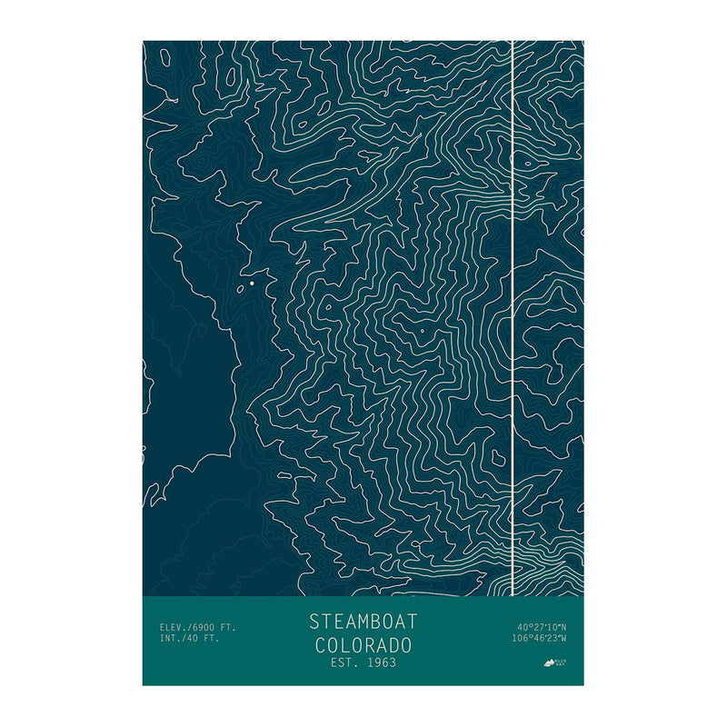 Steamboat, Colorado - Muir Way - TOPO Series