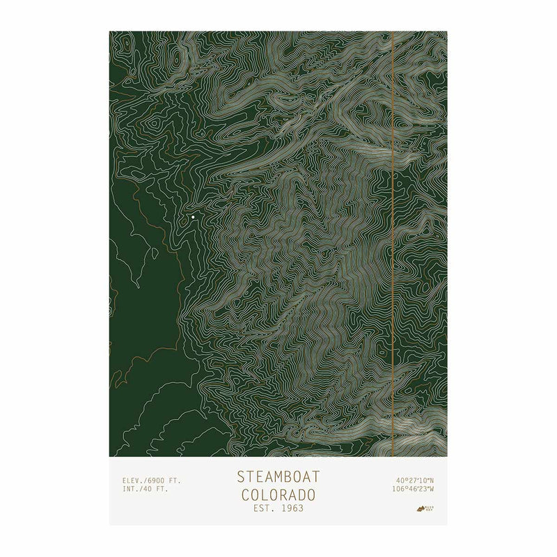 Steamboat, Colorado - Muir Way - TOPO Series