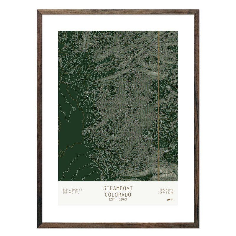 Steamboat, Colorado - Muir Way - TOPO Series