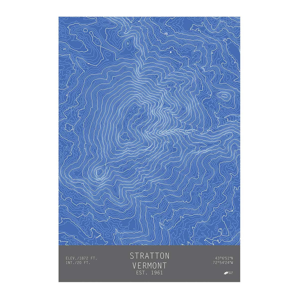 Stratton, Vermont-TOPO Series Map – Muir Way