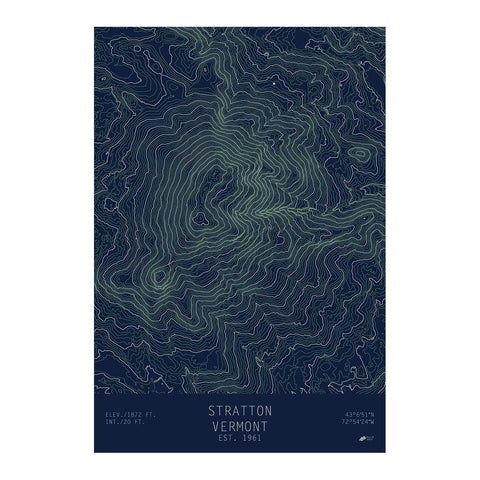 Stratton, Vermont-TOPO Series Map – Muir Way