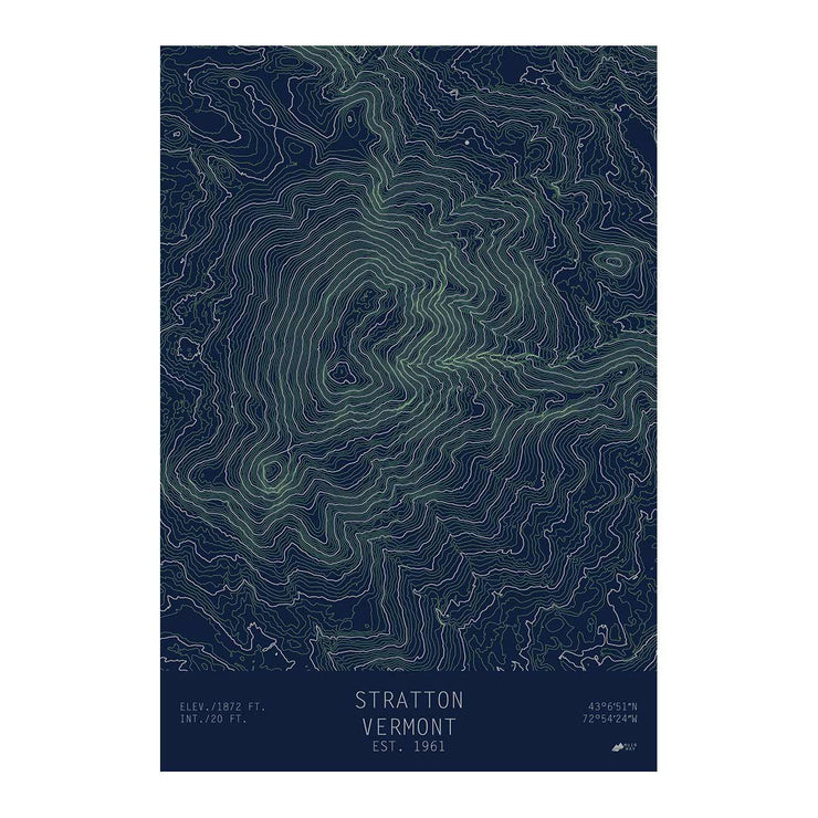 Stratton, Vermont-TOPO Series Map – Muir Way