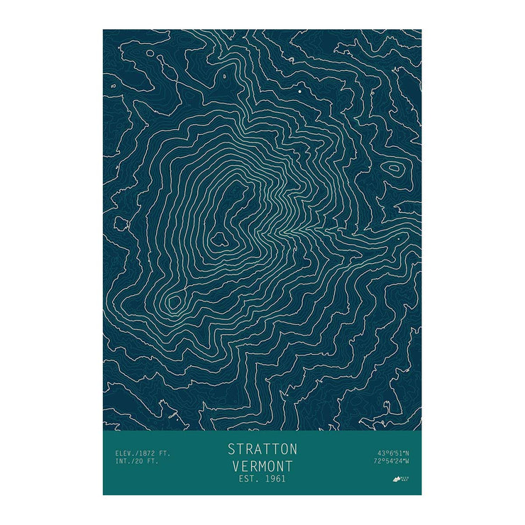 Stratton, Vermont-TOPO Series Map – Muir Way