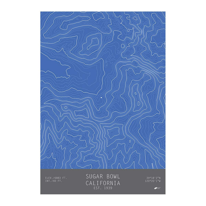 Sugar Bowl, California - Muir Way - TOPO Series