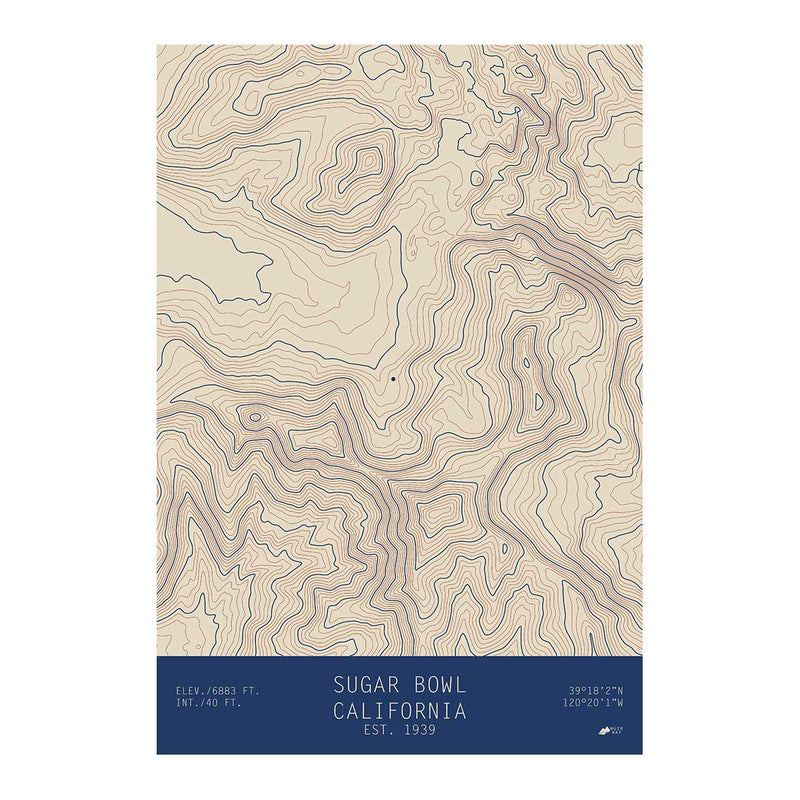 Sugar Bowl, California - Muir Way - TOPO Series