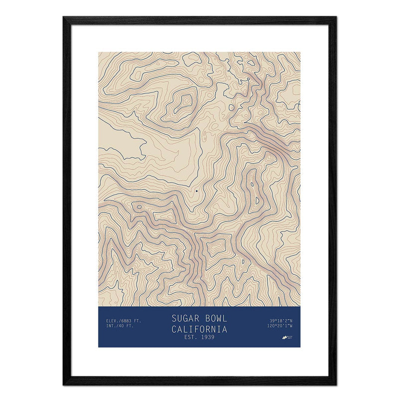 Sugar Bowl, California - Muir Way - TOPO Series
