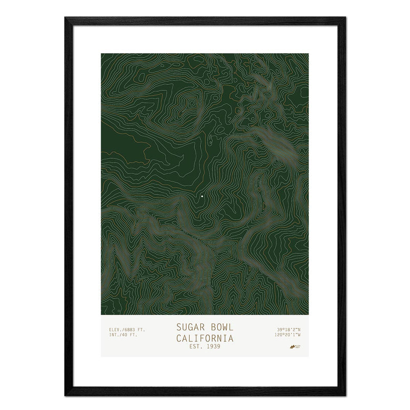 Sugar Bowl, California - Muir Way - TOPO Series