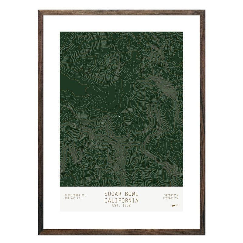 Sugar Bowl, California - Muir Way - TOPO Series