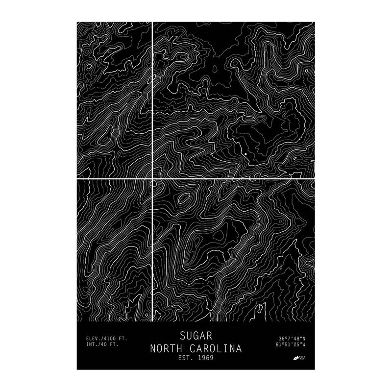 Sugar, North Carolina - Muir Way - TOPO Series