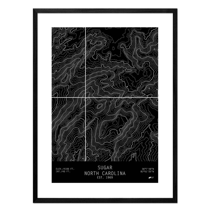 Sugar, North Carolina - Muir Way - TOPO Series