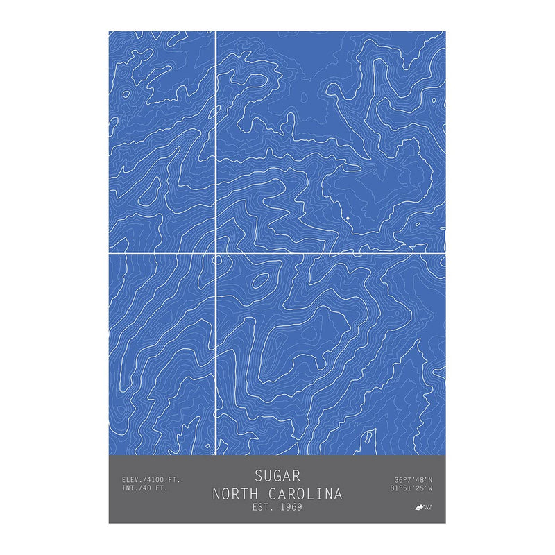 Sugar, North Carolina - Muir Way - TOPO Series