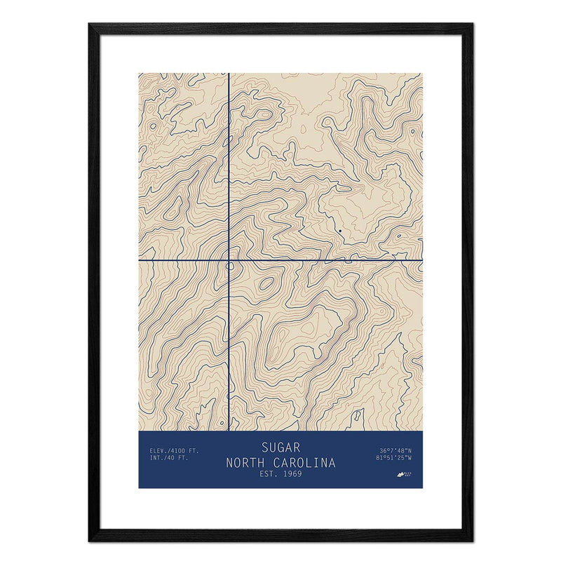Sugar, North Carolina - Muir Way - TOPO Series
