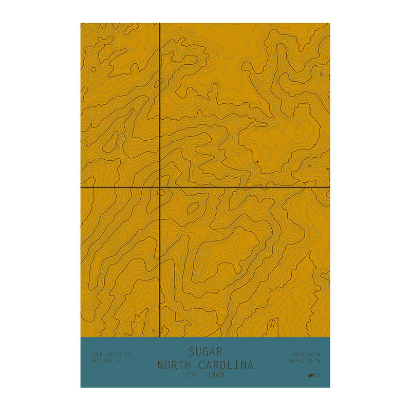 Sugar, North Carolina - Muir Way - TOPO Series