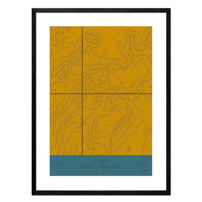 Sugar, North Carolina - Muir Way - TOPO Series